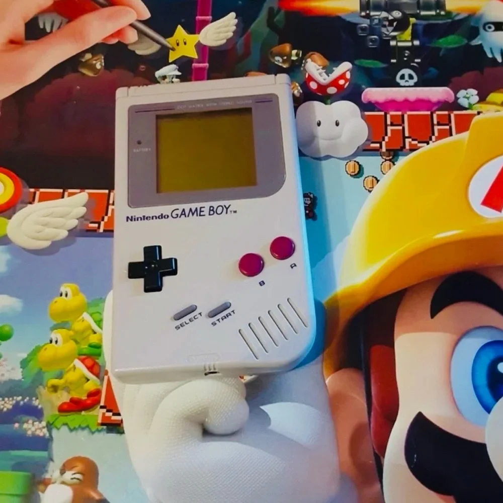 Vintage Original 1989 Nintendo Game Boy Handheld Game Console - VGC